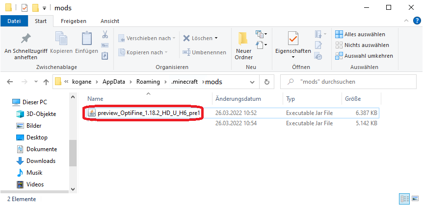Optifine Part 1